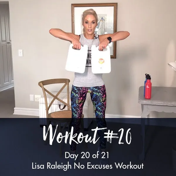 21 Day No Excuses Workout Programme | Day 20