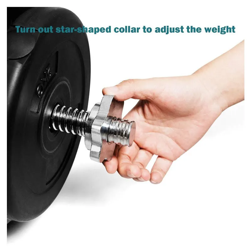 60Kg Home Exercise Adjustable Barbell Weight Lifting Bar -183749