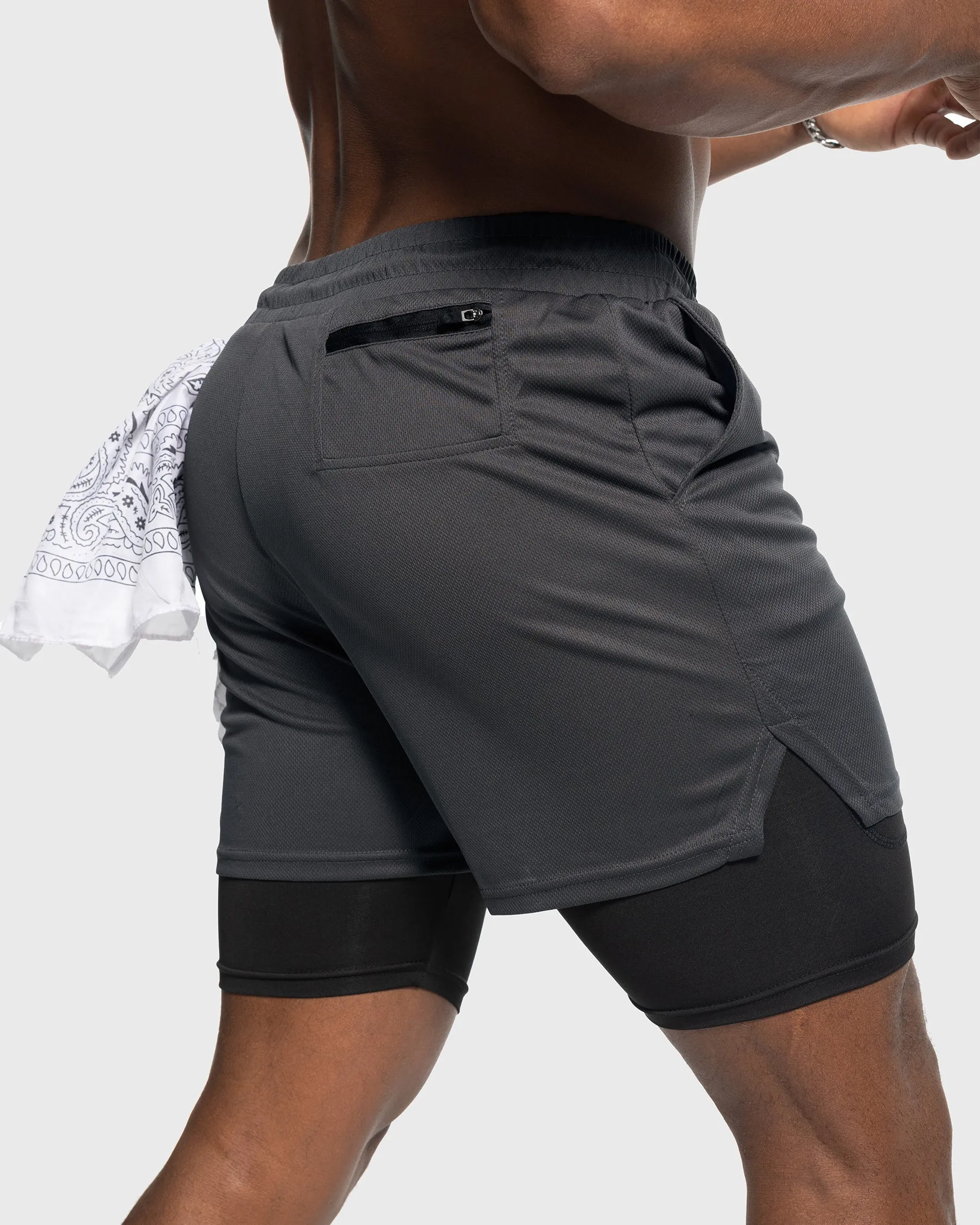 7" Kinetic Pocket Lined 2 in 1 Mesh Stretch Short
