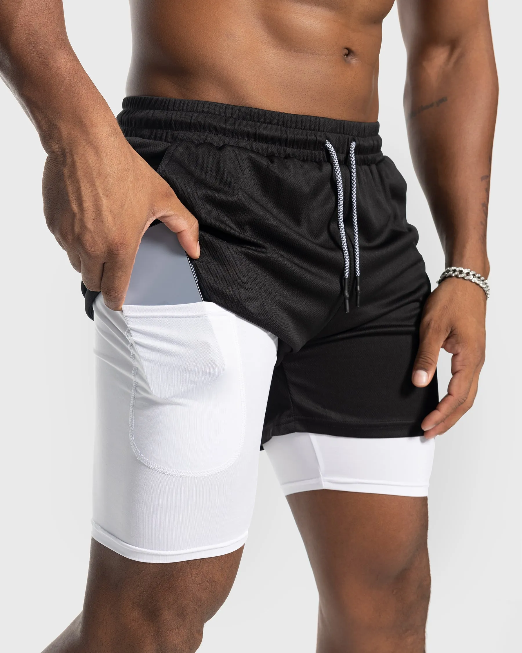 7" Kinetic Pocket Lined 2 in 1 Mesh Stretch Short