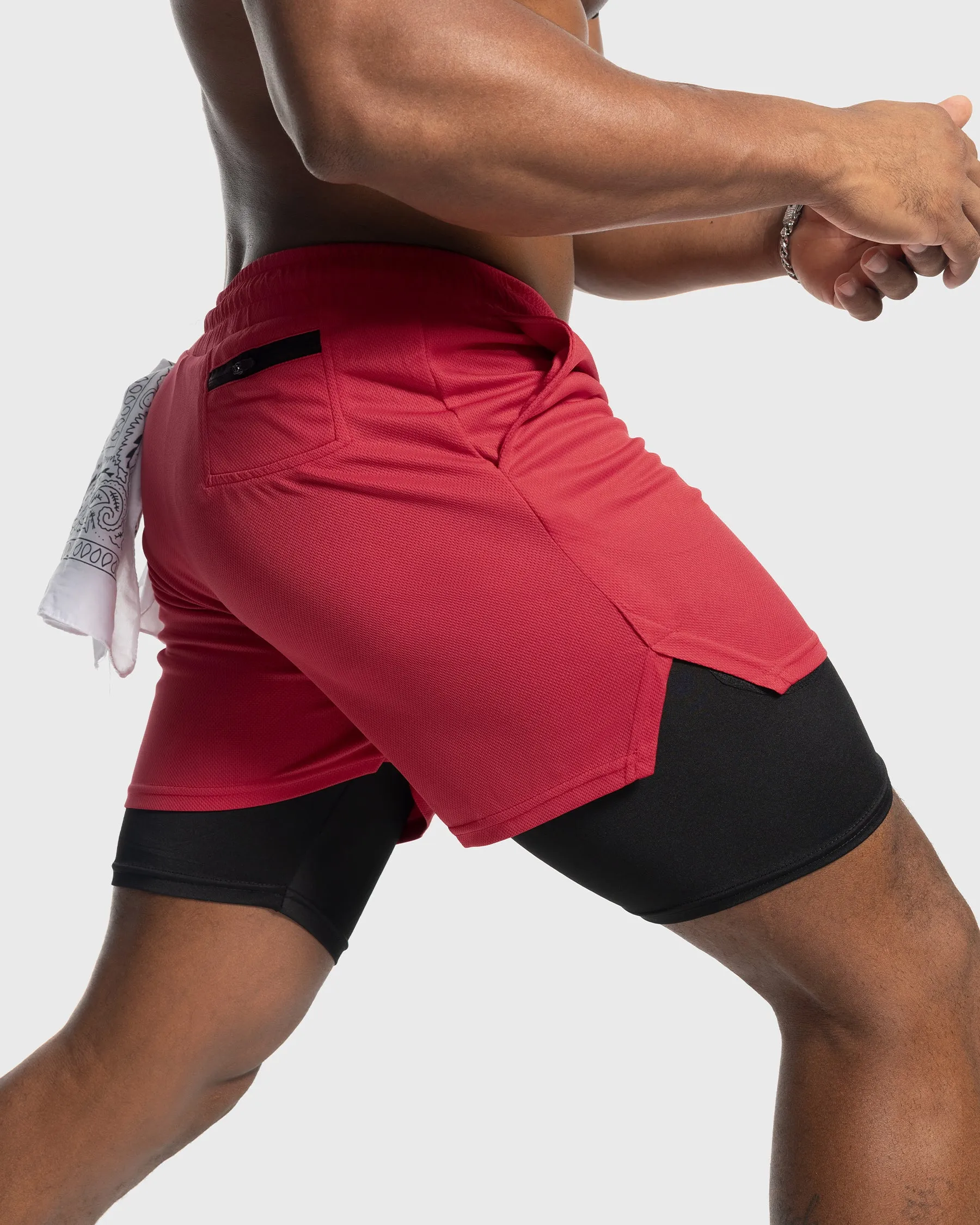 7" Kinetic Pocket Lined 2 in 1 Mesh Stretch Short