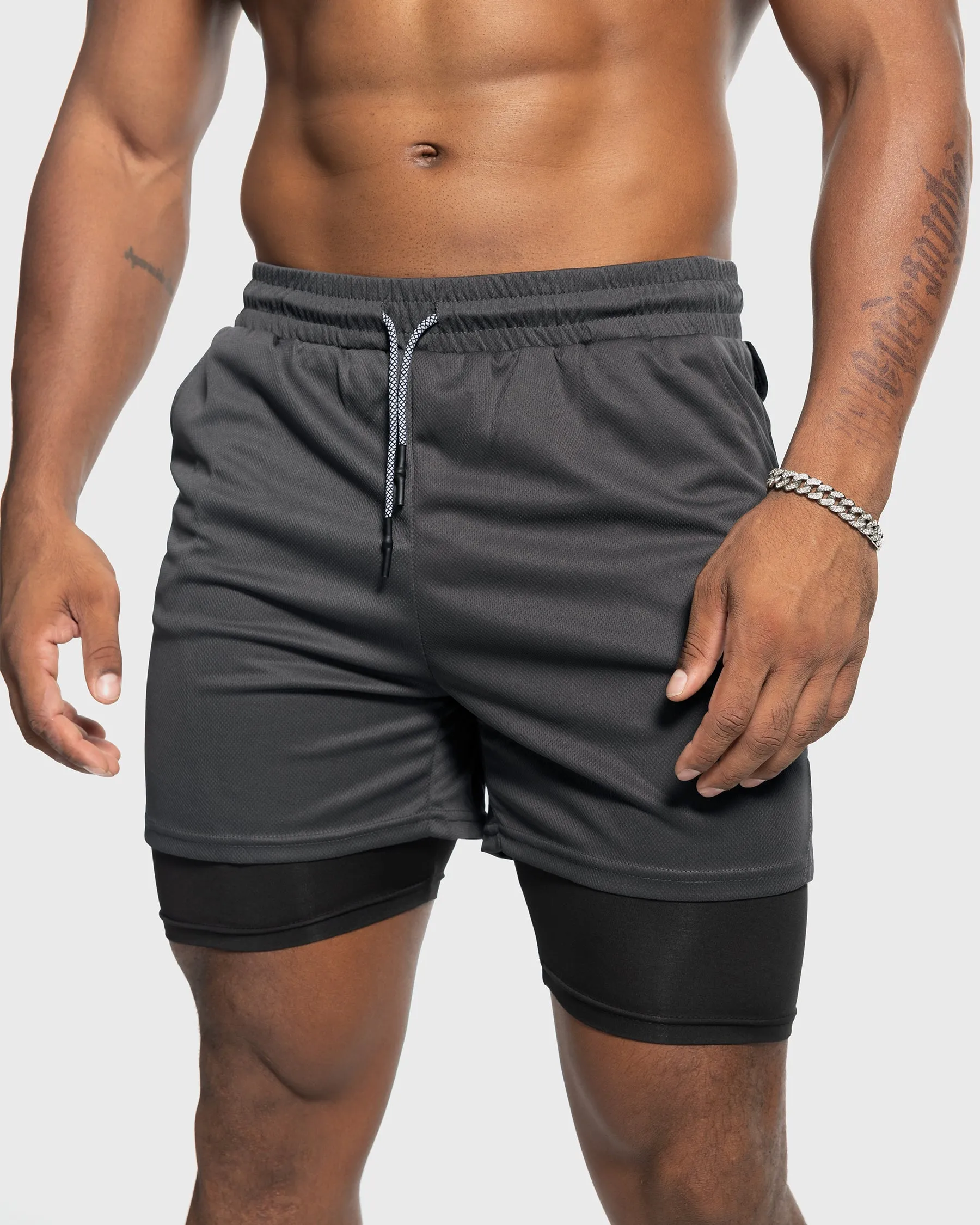 7" Kinetic Pocket Lined 2 in 1 Mesh Stretch Short
