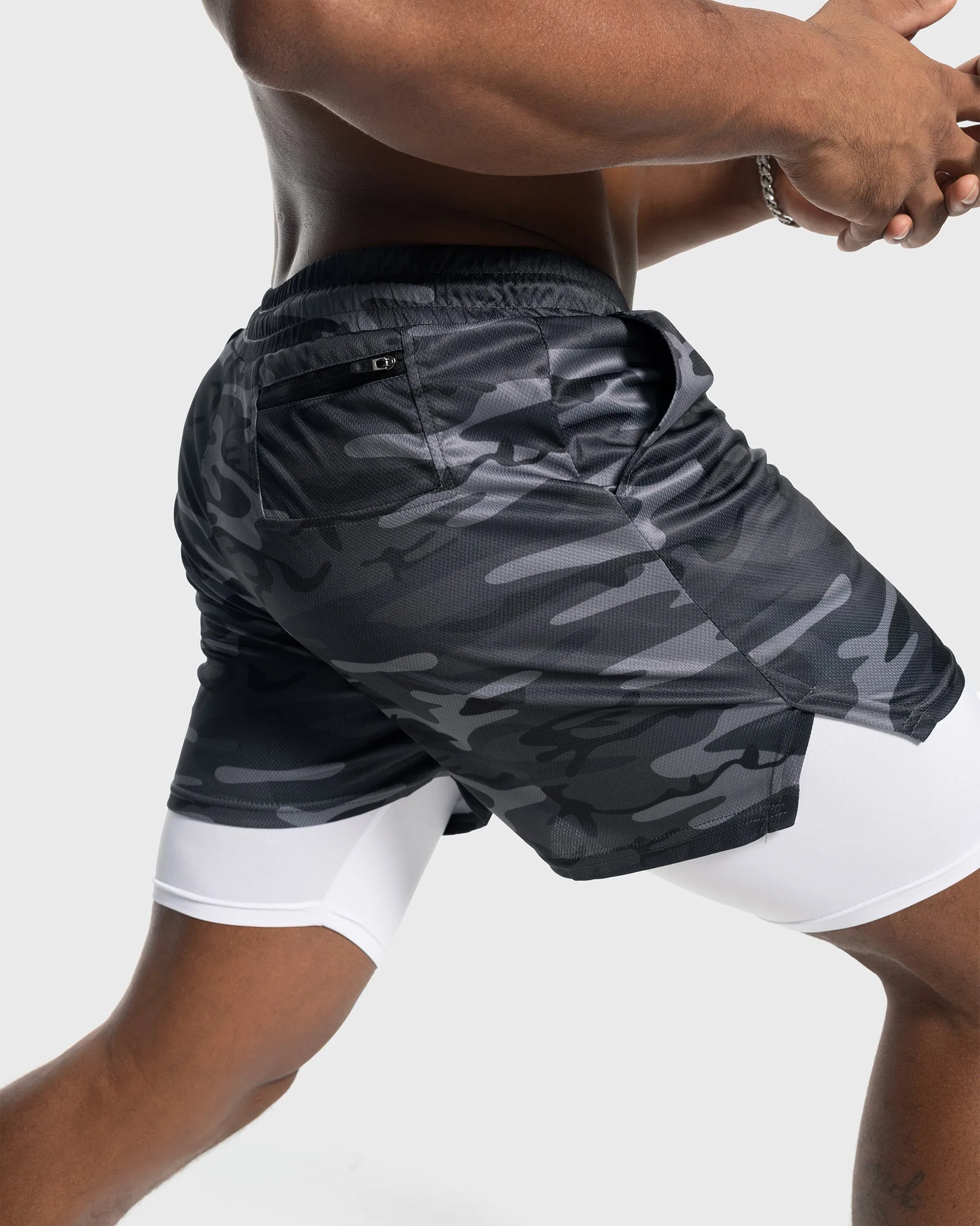 7" Kinetic Pocket Lined 2 in 1 Mesh Stretch Short