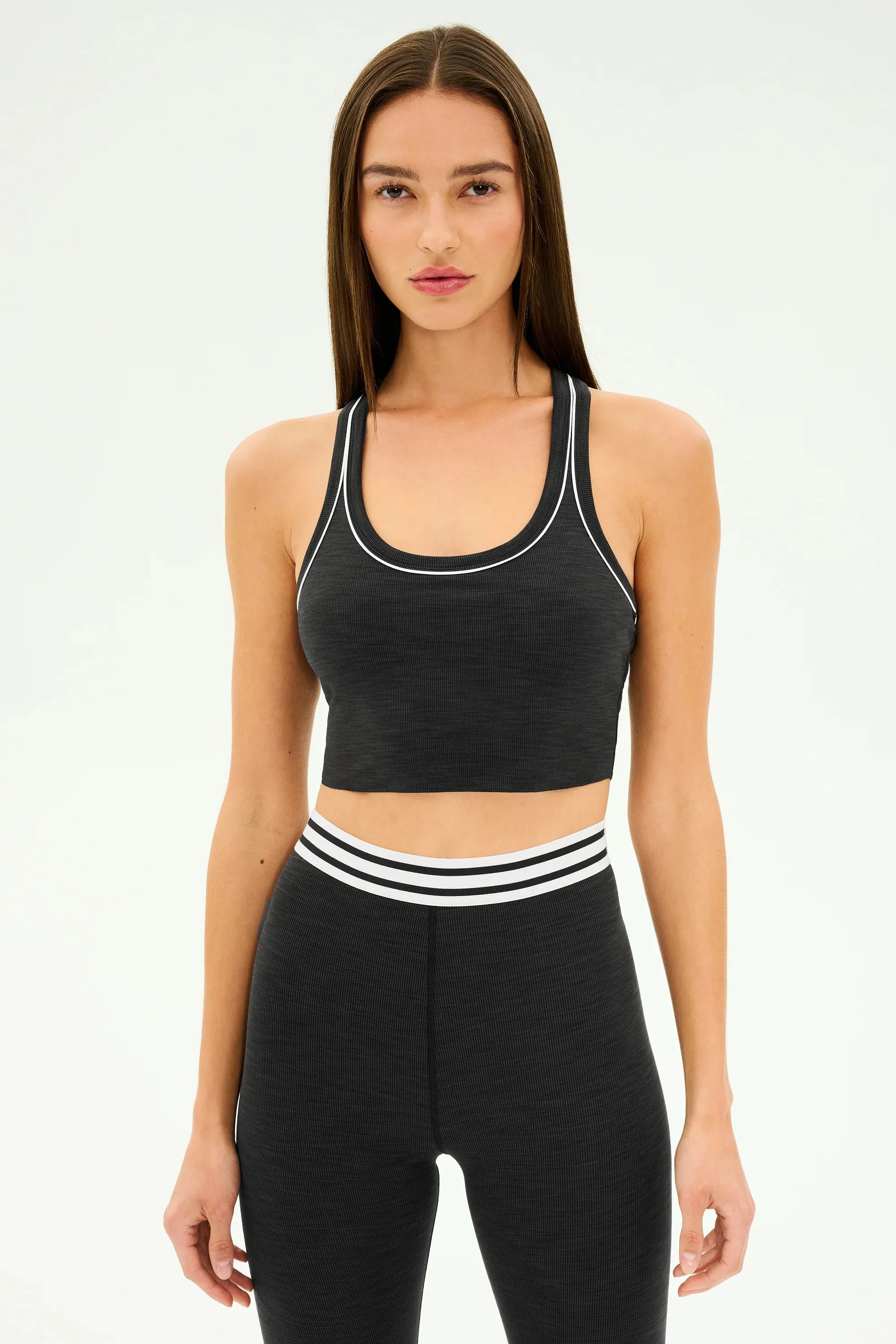 Bailey Active Rib Bralette Graphite