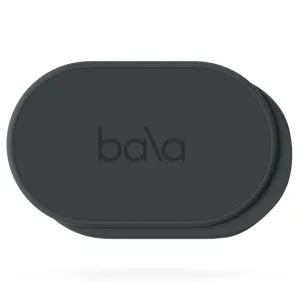 Bala Capsule Sliders for Working Out, Core Workout Sliders (Charcoal) - Floor Exercise Sliders & Fitness Gliders for Squats, Lunges, & Push-up Variations - Strength Slides for Yoga, Pilates & Aerobics