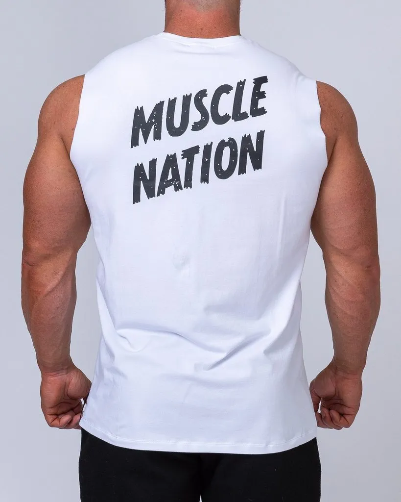 Classic Muscle Tank - White