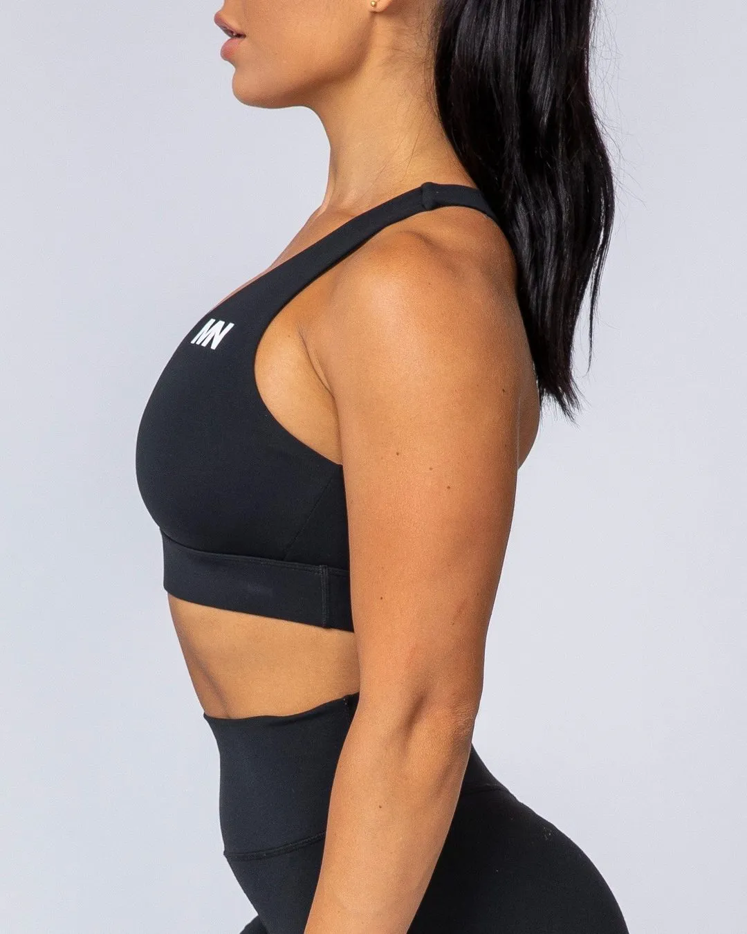 Comfort Bra - Black with White