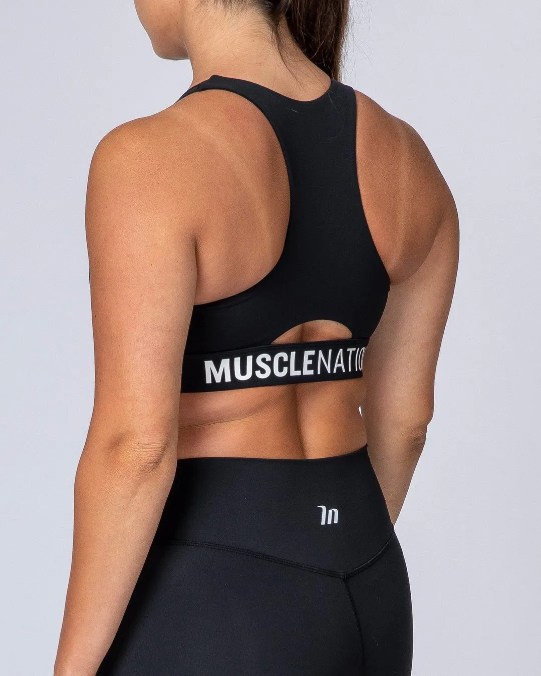 Comfort Bra - Black with White