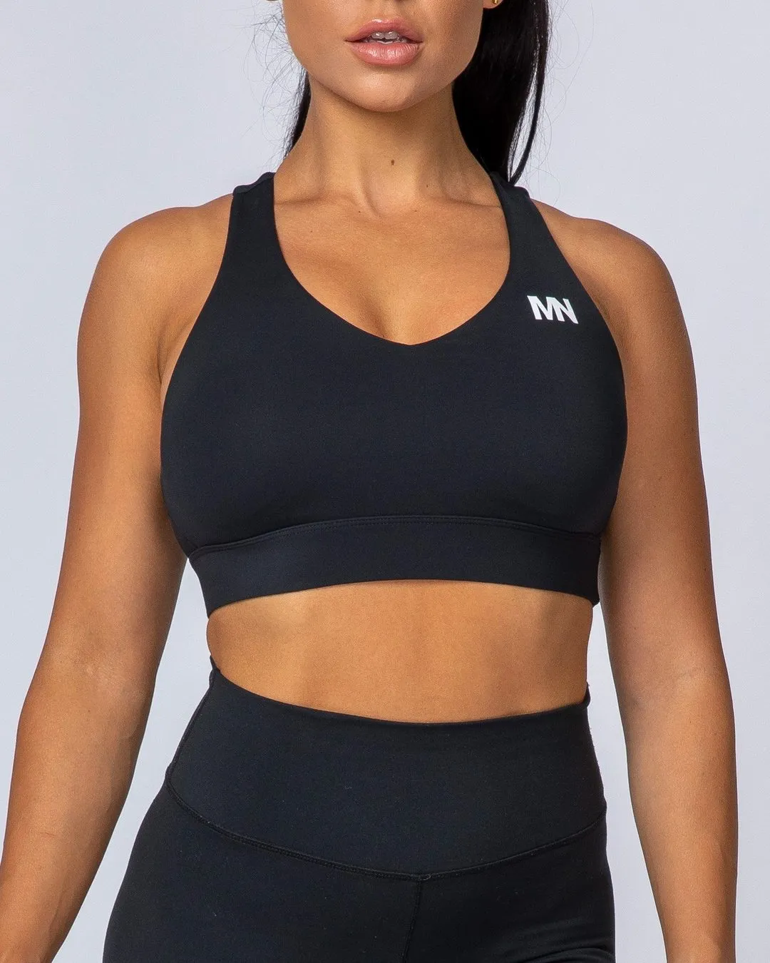Comfort Bra - Black with White