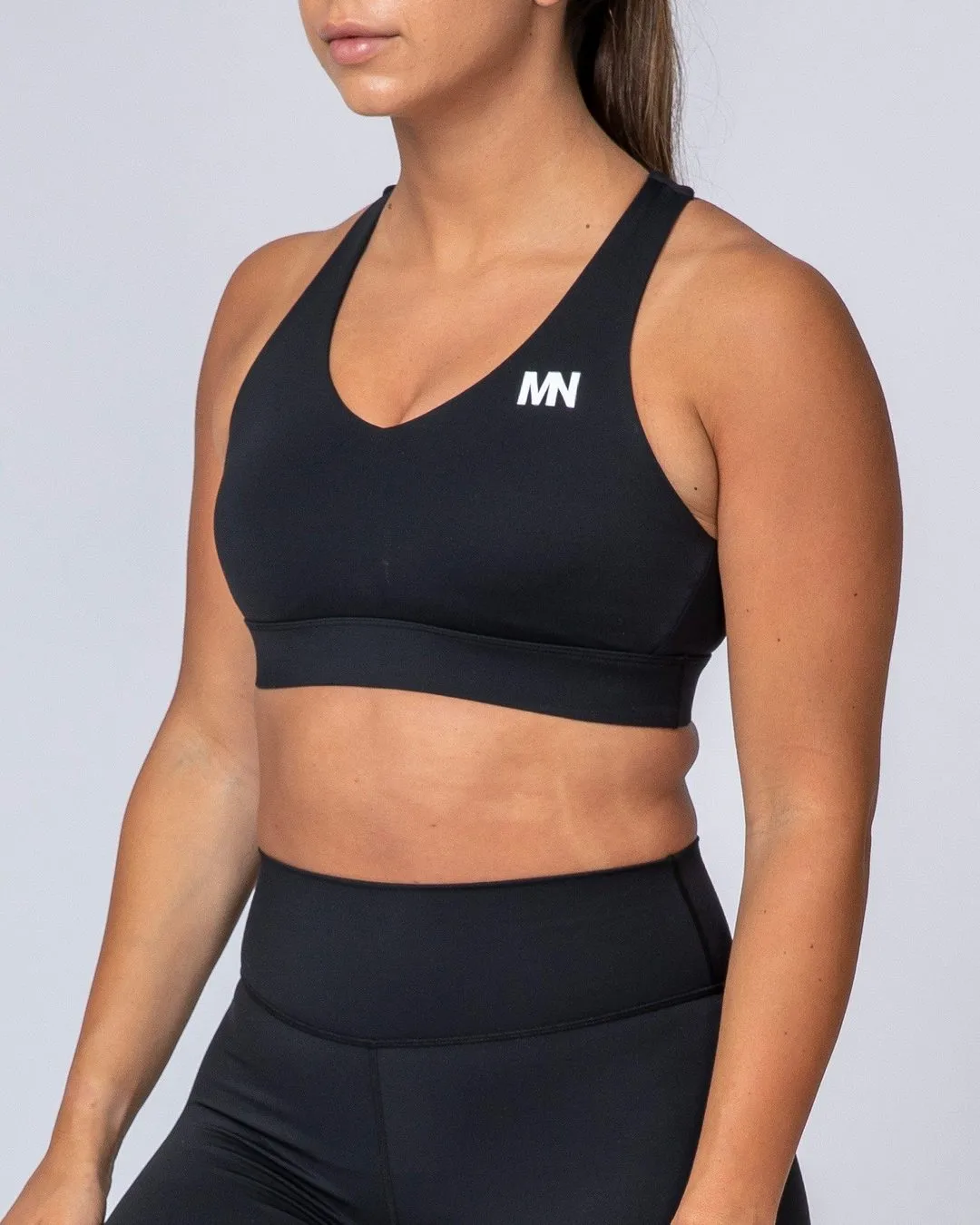 Comfort Bra - Black with White