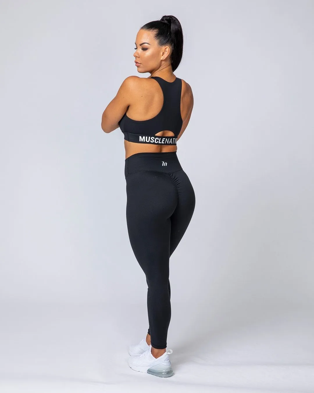 Comfort Bra - Black with White