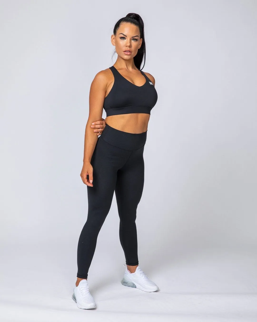Comfort Bra - Black with White