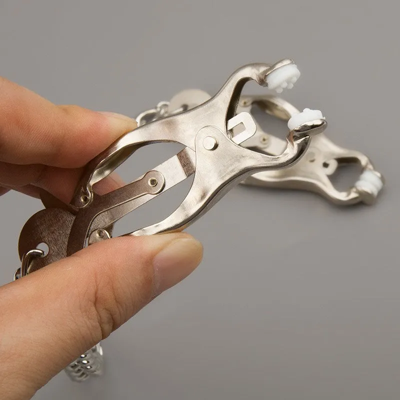 'Crossbow Style' Nipple Clamps and Chain