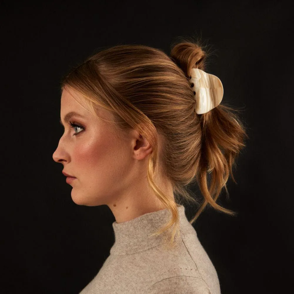 Curved Hair Claw Clip For Thick Hair