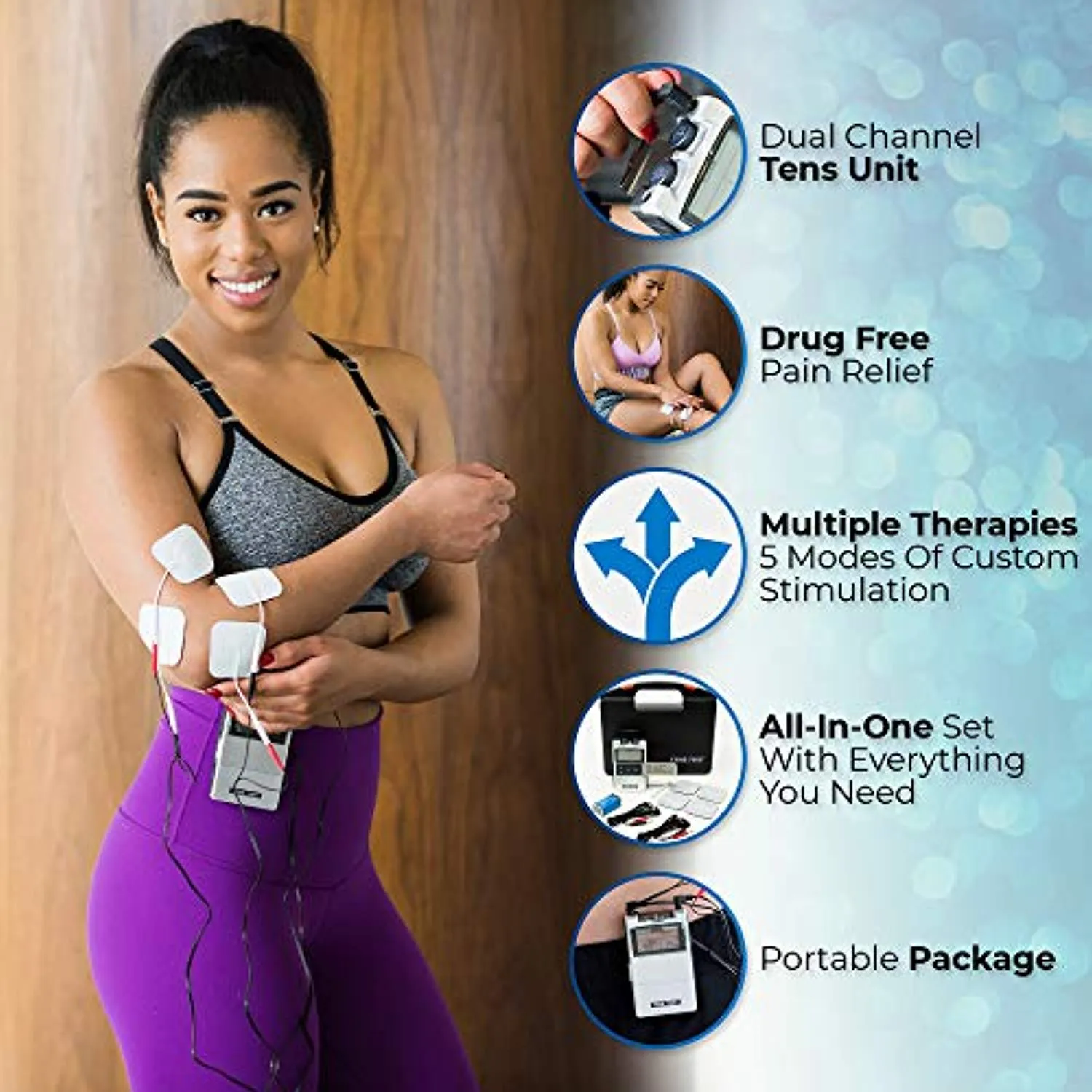 Digital TENS Unit with Accessories
