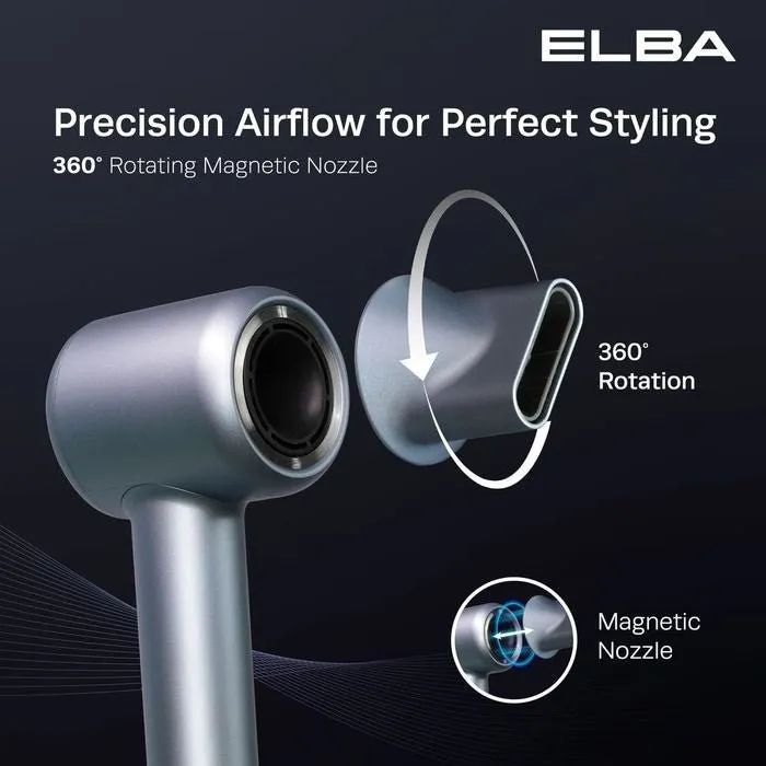 Elba EHD-Q4643D (BL) Hair Dryer AirLux 1600W Candy Blue