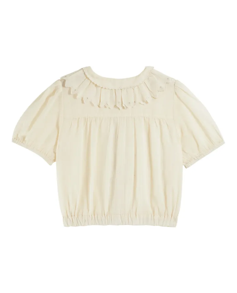 Emile & Ida Bailey Ecru Vintage Blouse