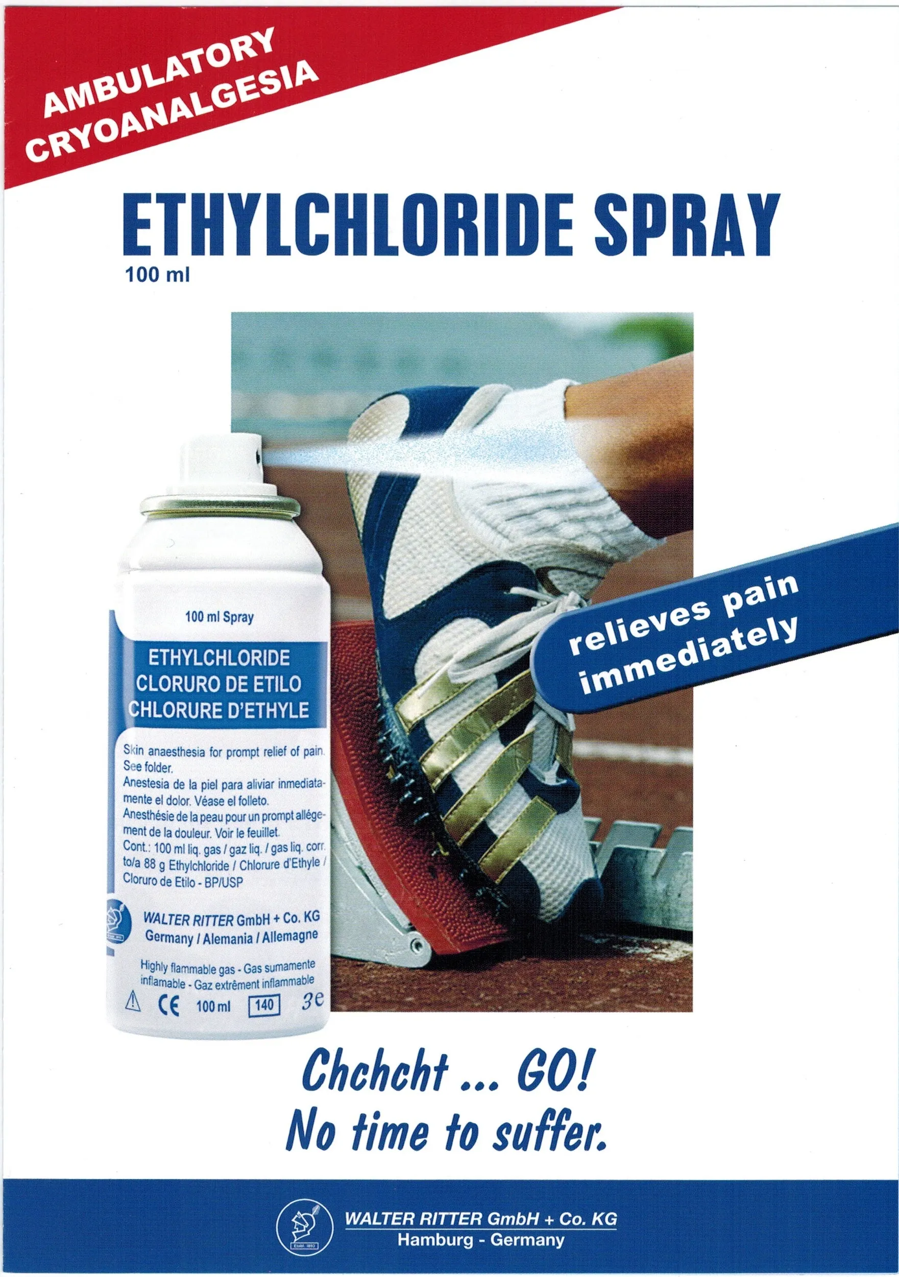 ETHYLCHLORIDE COLD SPRAY - First Aid