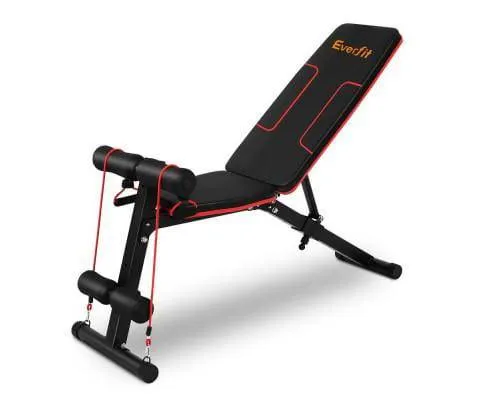 Everfit Weight Bench Adjustable FID Bench Press Home Gym 150kg Capacity