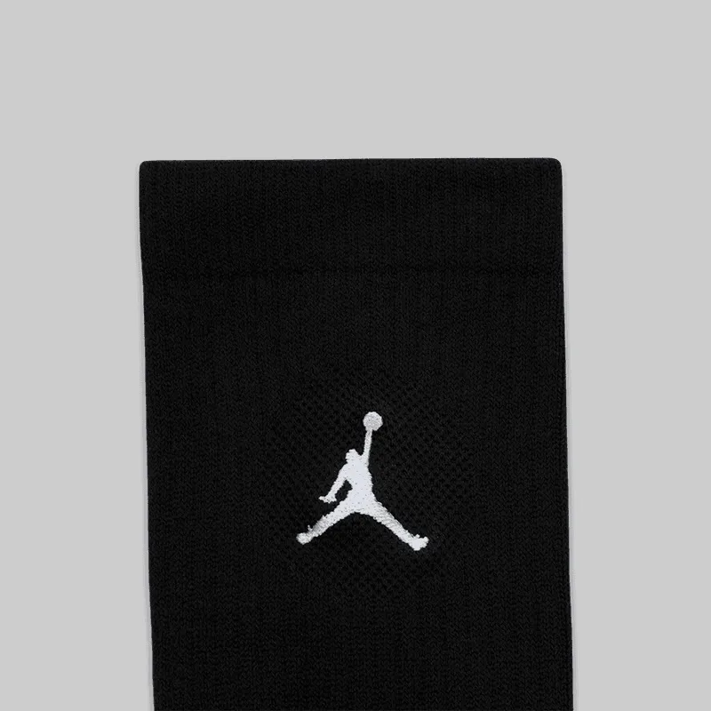 Everyday Crew Socks 3 Pack - Black/White