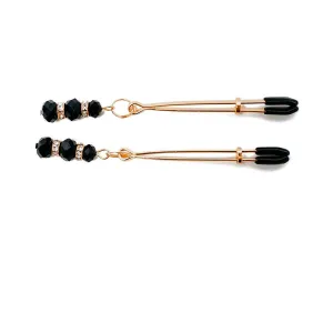 Gold Bling Nipple Clamps
