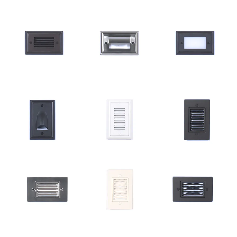 LED Step Light Faceplates
