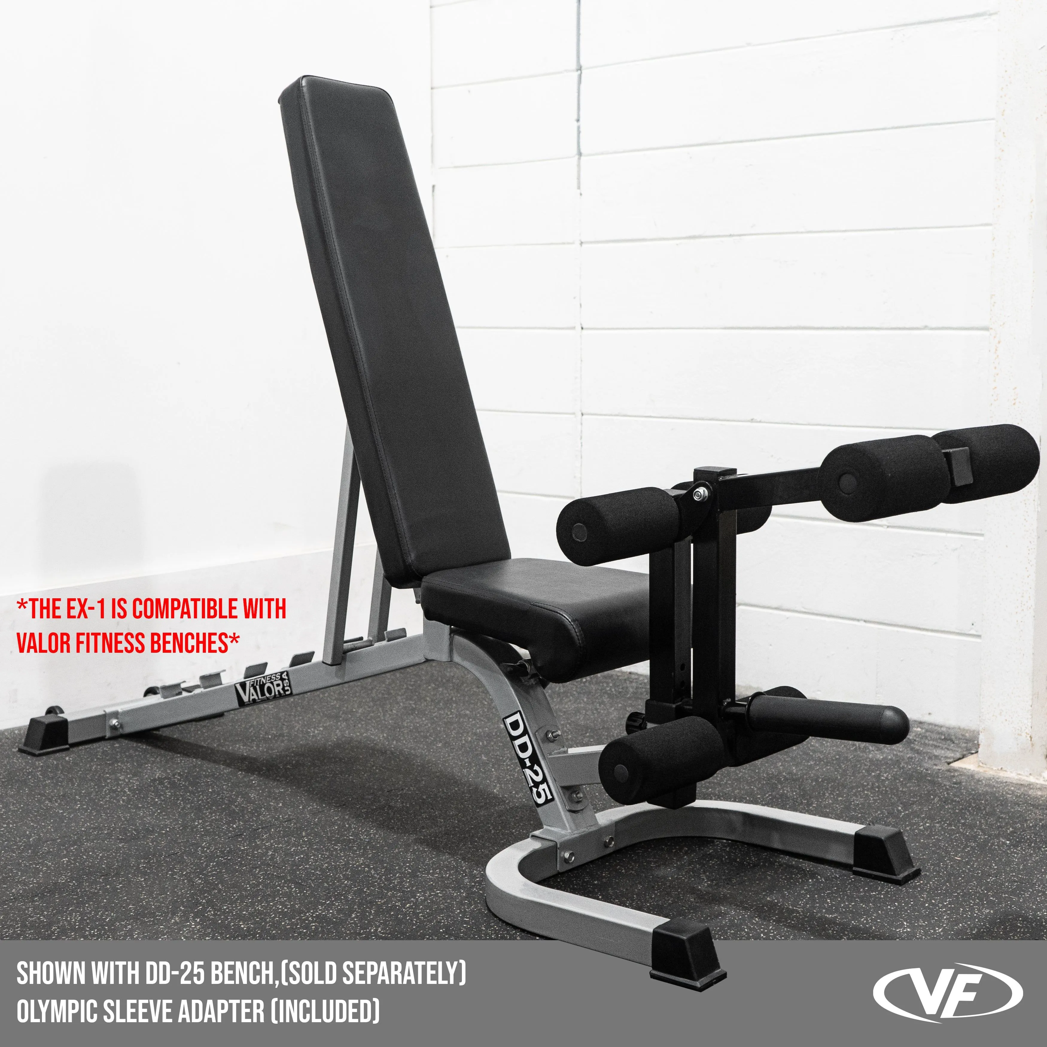 Leg Curl / Extension Attachment for Weight Benches