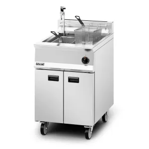 Lincat Opus 800 Natural/LPG Free-standing Single Tank Fryer with Pumped Filtration OG8107/OP