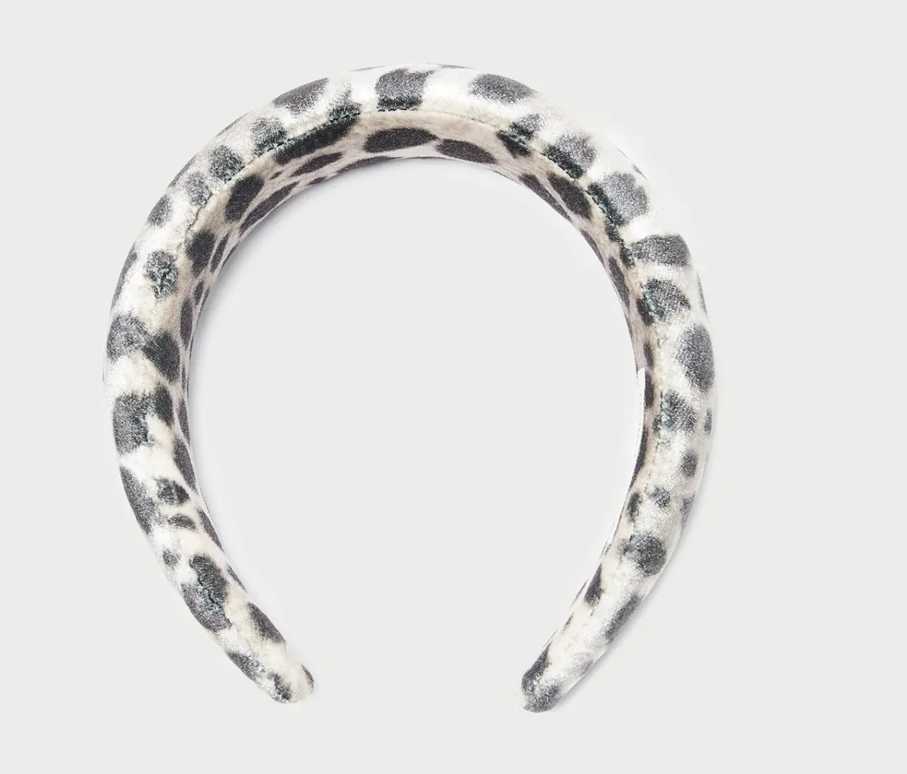 Loeffler Randall Bellamy Oversized Headband in Leopard