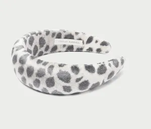 Loeffler Randall Bellamy Oversized Headband in Leopard