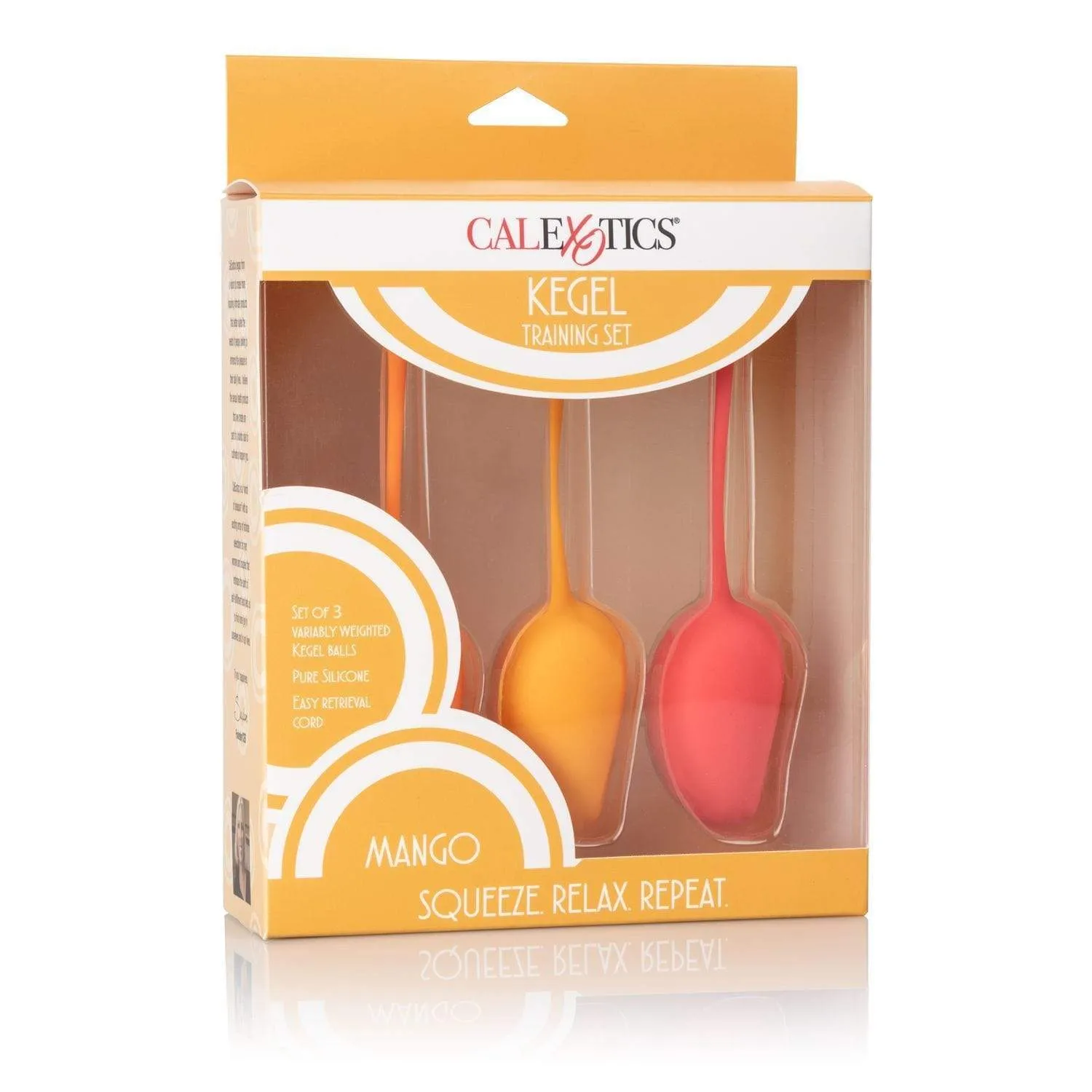 Mango 3 Piece Silicone Kegel Training Set