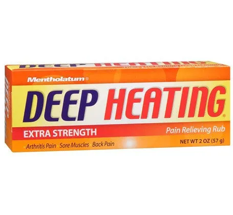 Mentholatum Deep Heating Pain Relief Muscle Rub, 2 oz