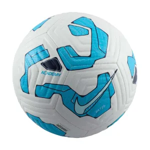 NK Academy - FA24 Soccer Ball - White/Blue Fury/Glacier Blue