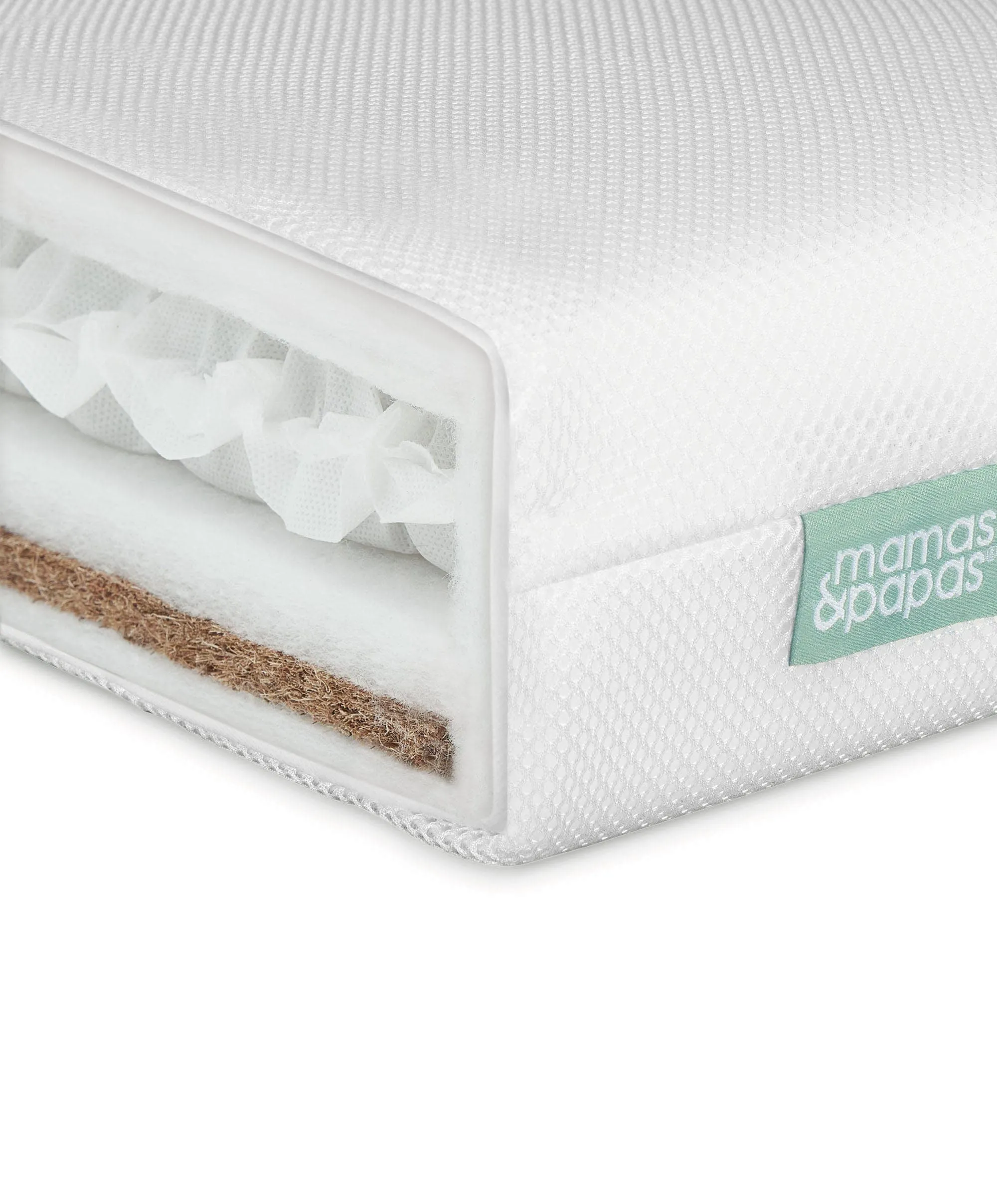 Premium Dual Core Cotbed Mattress & Anti-Allergy Terry Towelling Mattress Protector Bundle