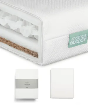 Premium Dual Core Matress, Terry Protector & Sheet Bundle