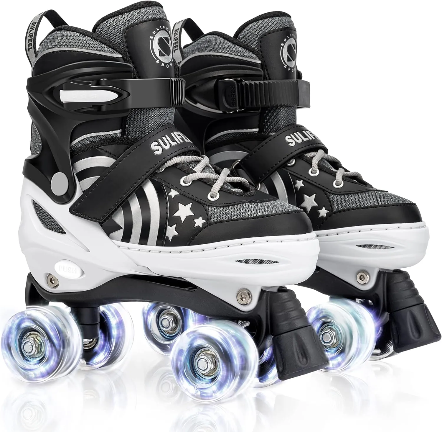 Roller Skates Patins  roulettes Rglable Roues LED spciales, Rollers pour Enfants et Adultes
