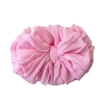 Ruffled Headband - Bubblegum