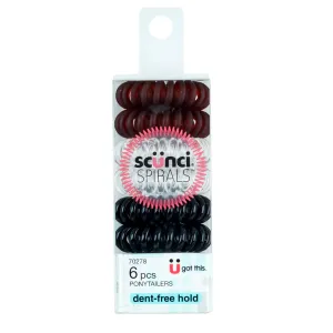 Scünci Spirals Dent-Free Hold Spiral Ponytailers