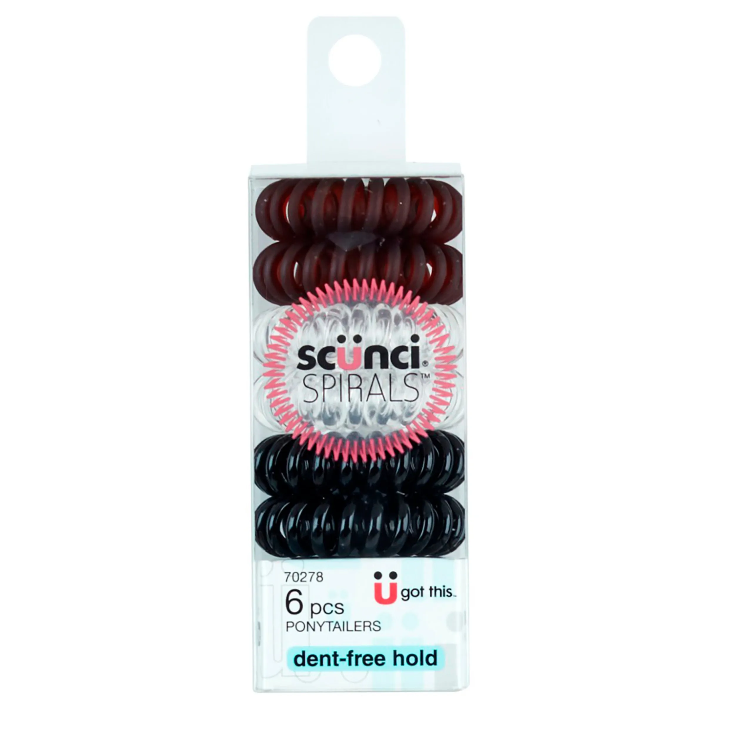 Scünci Spirals Dent-Free Hold Spiral Ponytailers