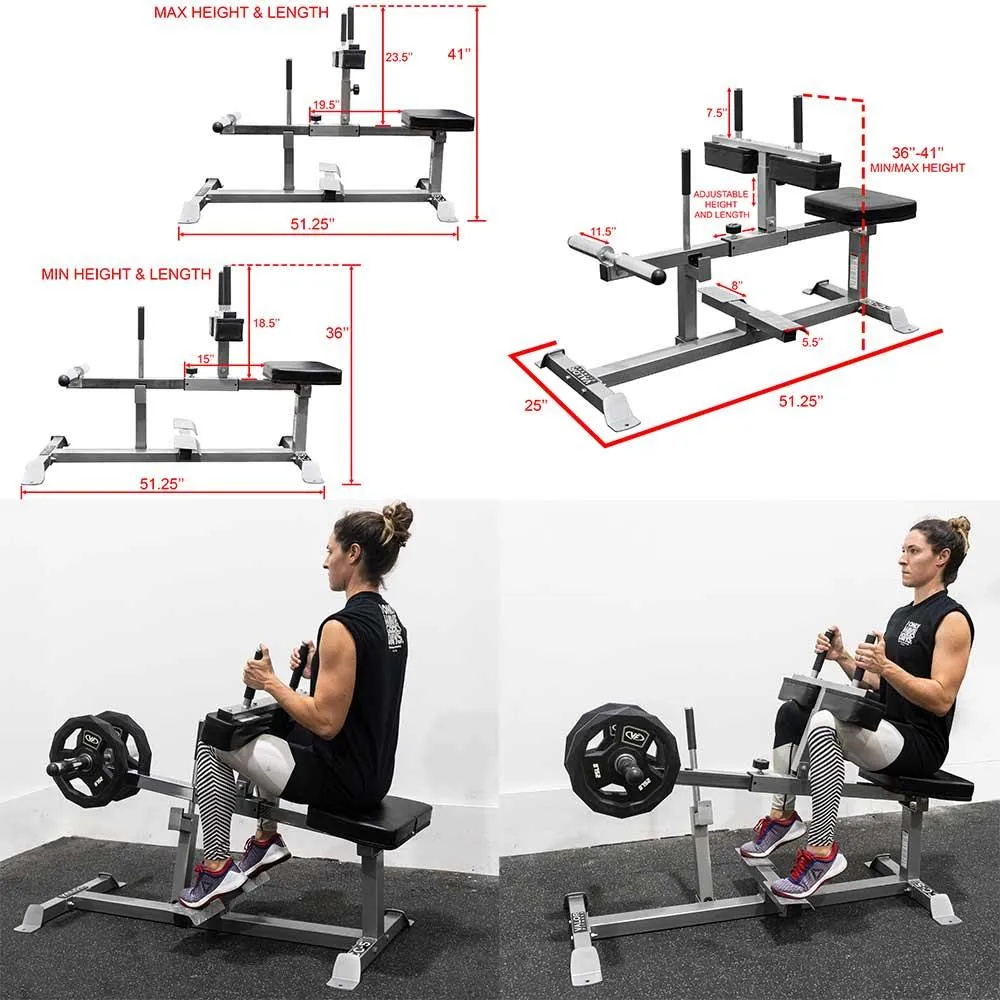 Seated Calf Raise Machine Plate Loaded
