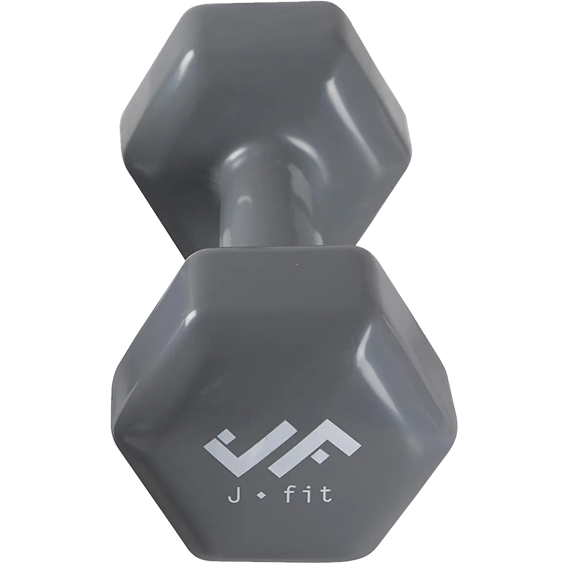 Single Vinyl Dumbbell - Dark Gray 15 lb