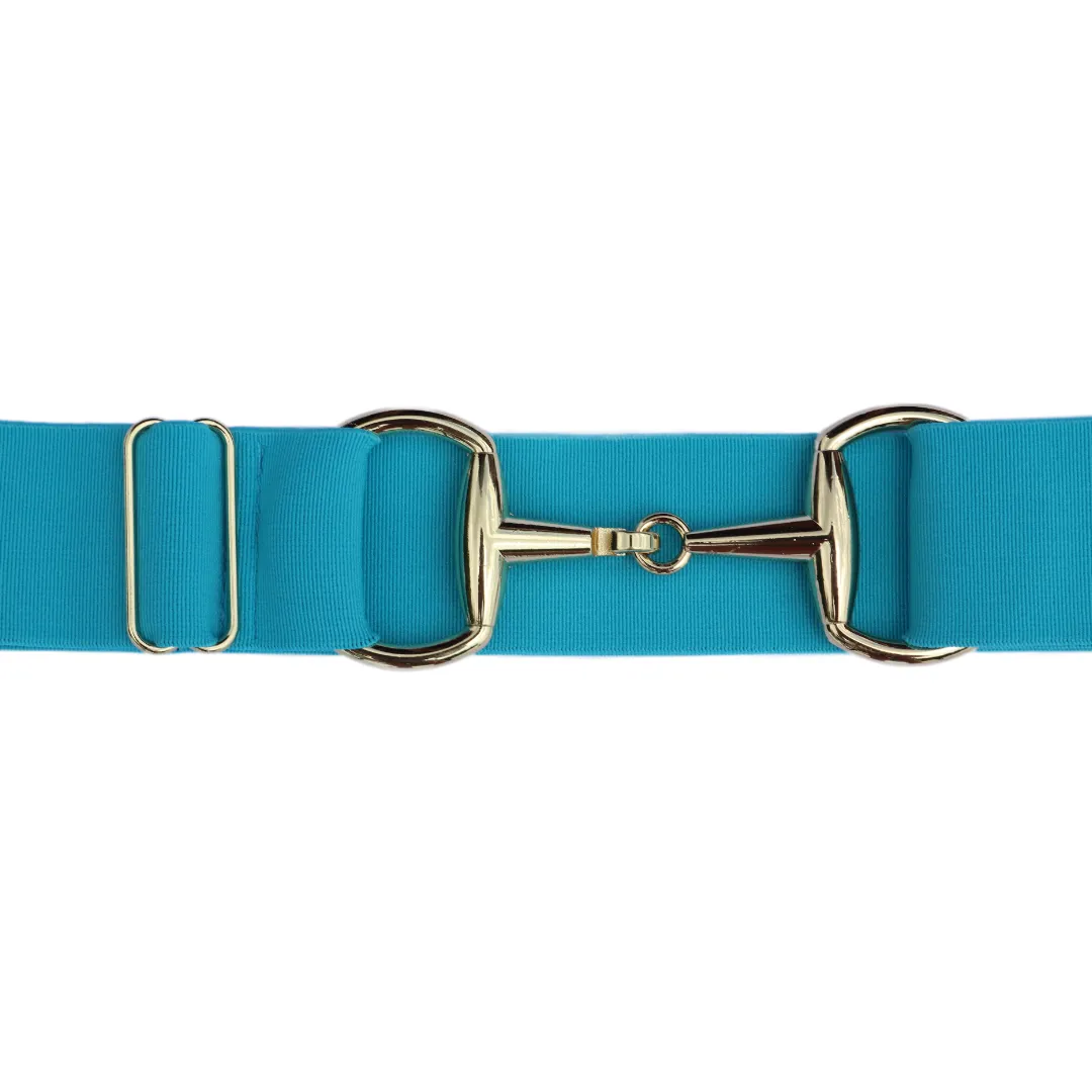 Snaffle Comfort Fit Belt - Turquoise