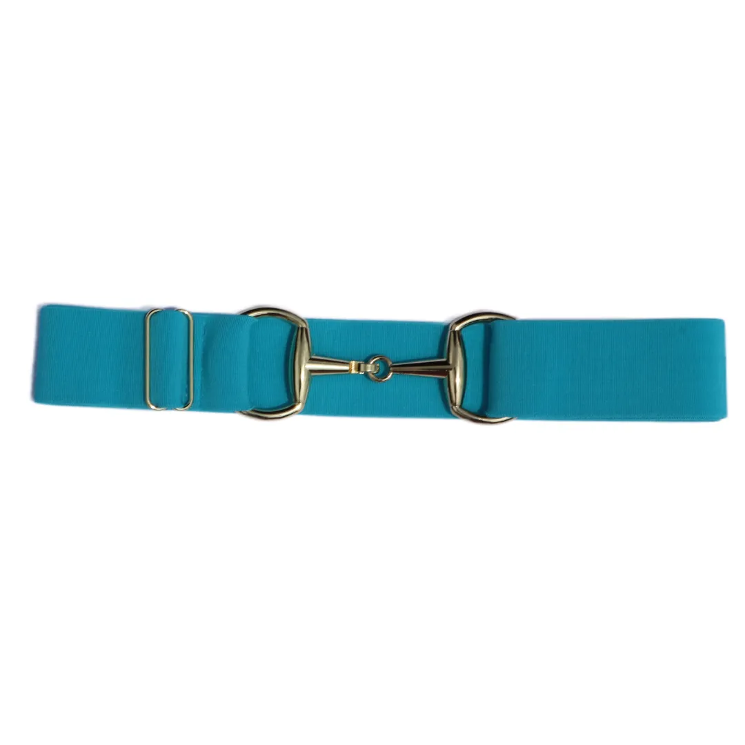 Snaffle Comfort Fit Belt - Turquoise