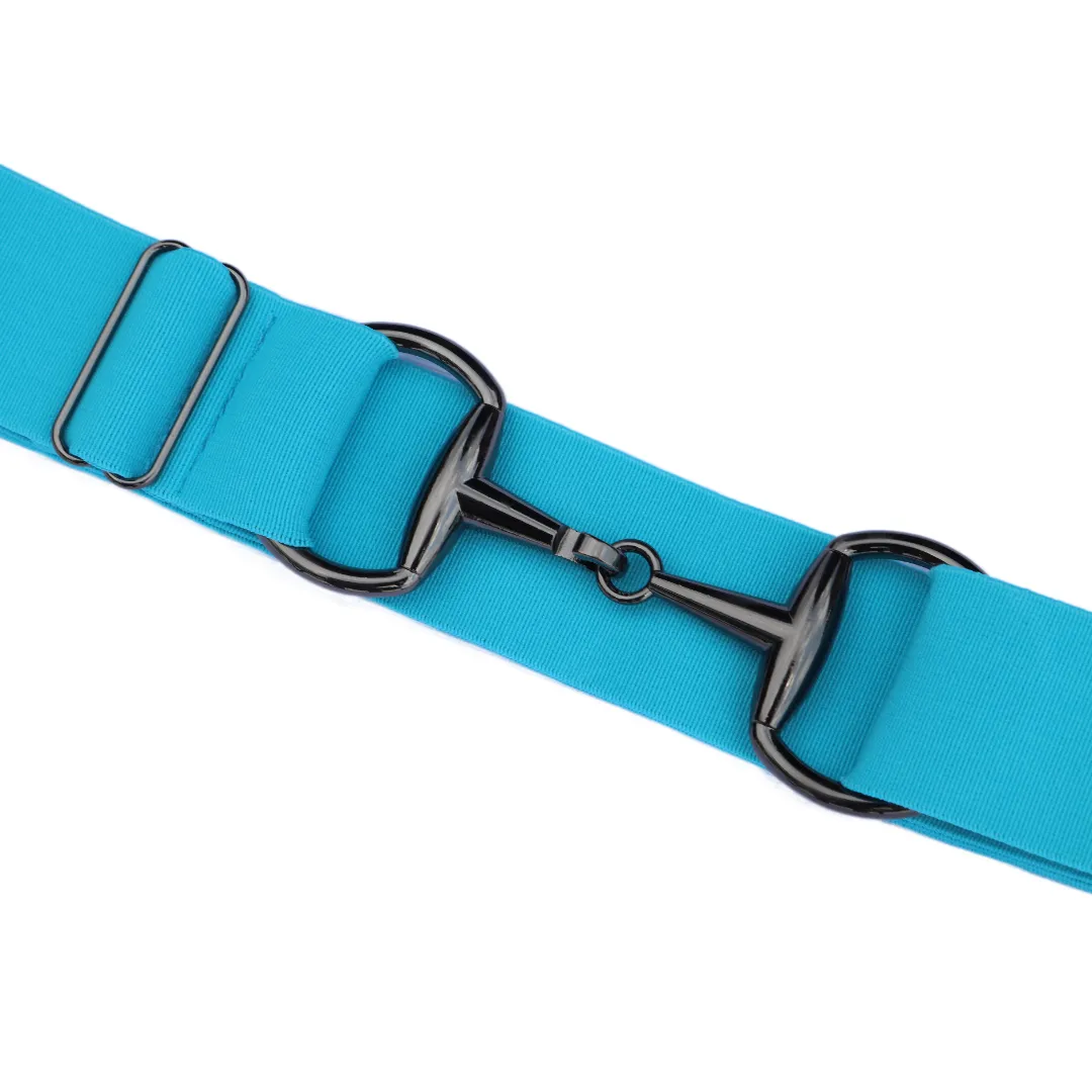 Snaffle Comfort Fit Belt - Turquoise