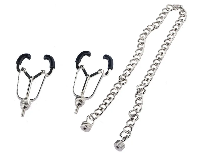 Squeeze and Tease Detachable Nipple Clamps