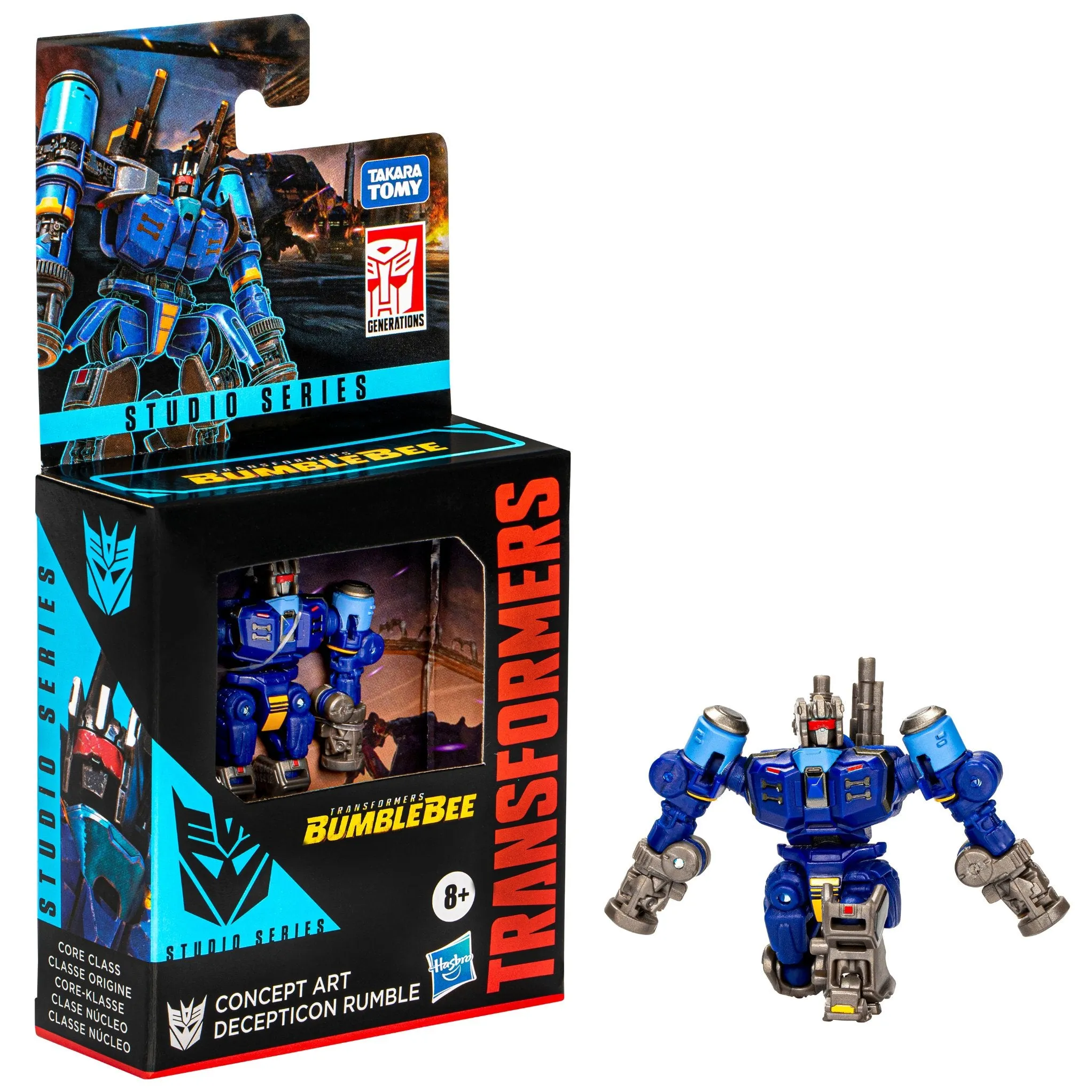 Transformers Studio Series Core Transformers: Bumblebee Concept Art Decepticon Rumble