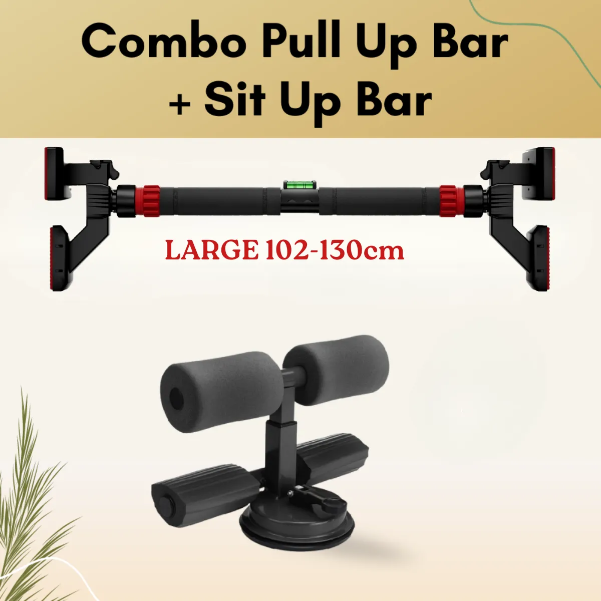 UltimateSup, Wall Mounted Pull Up Bars, 73-135 cm